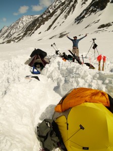 Camp NH stretching